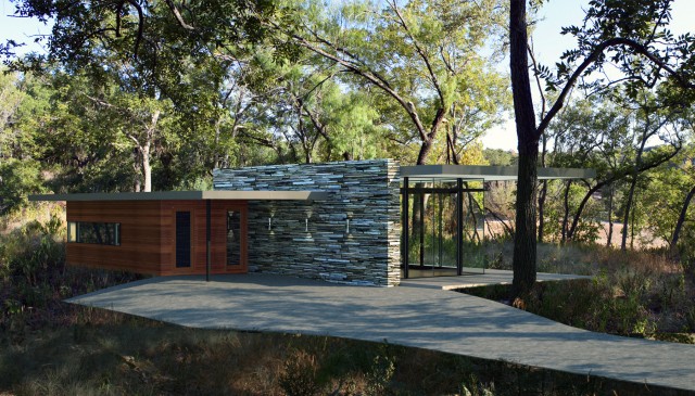 Modern design for a quiet setting