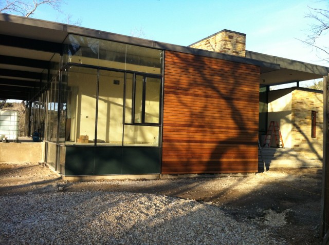Ipe Rainscreen with Custom Steel Windows