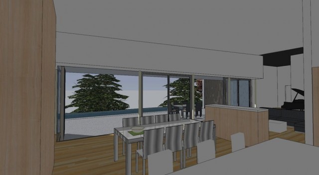 GC modern kitchen view Webber+Studio Designed built by Foursquare Builders