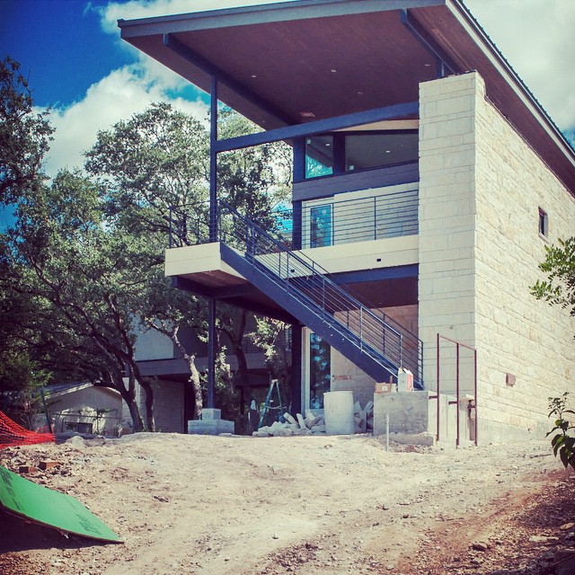 Another update on our Lake View home designed by Greyform Architecture of Houston, TX.