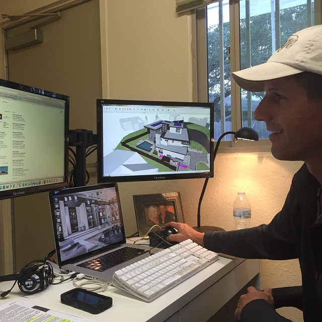 Foursquare Builders Sr. Project Manager Robert Farkas is what we call digitally connected with our design team.