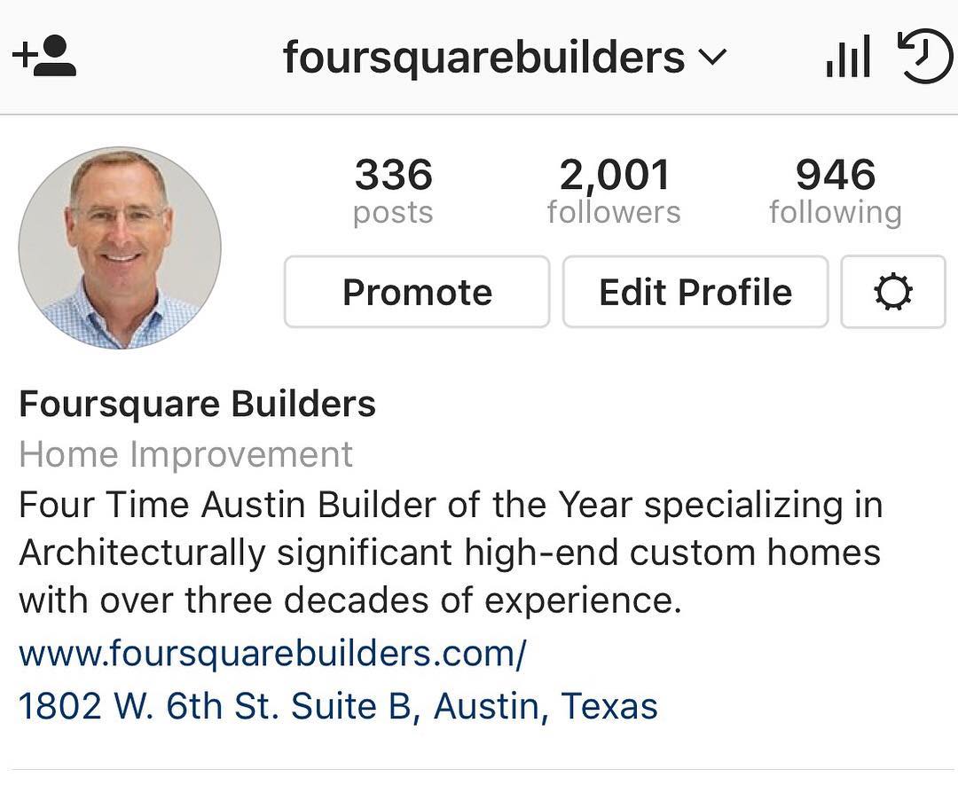 Thank you to all our Followers! We just past the 2,000 mark and we love all of you out there. @foursquarebuilders