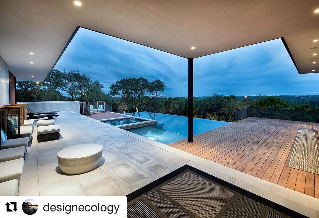 Wow! What a great photo of one of our homes. Thanks @designecology for a beautiful pool. Built by @foursquarebuilders