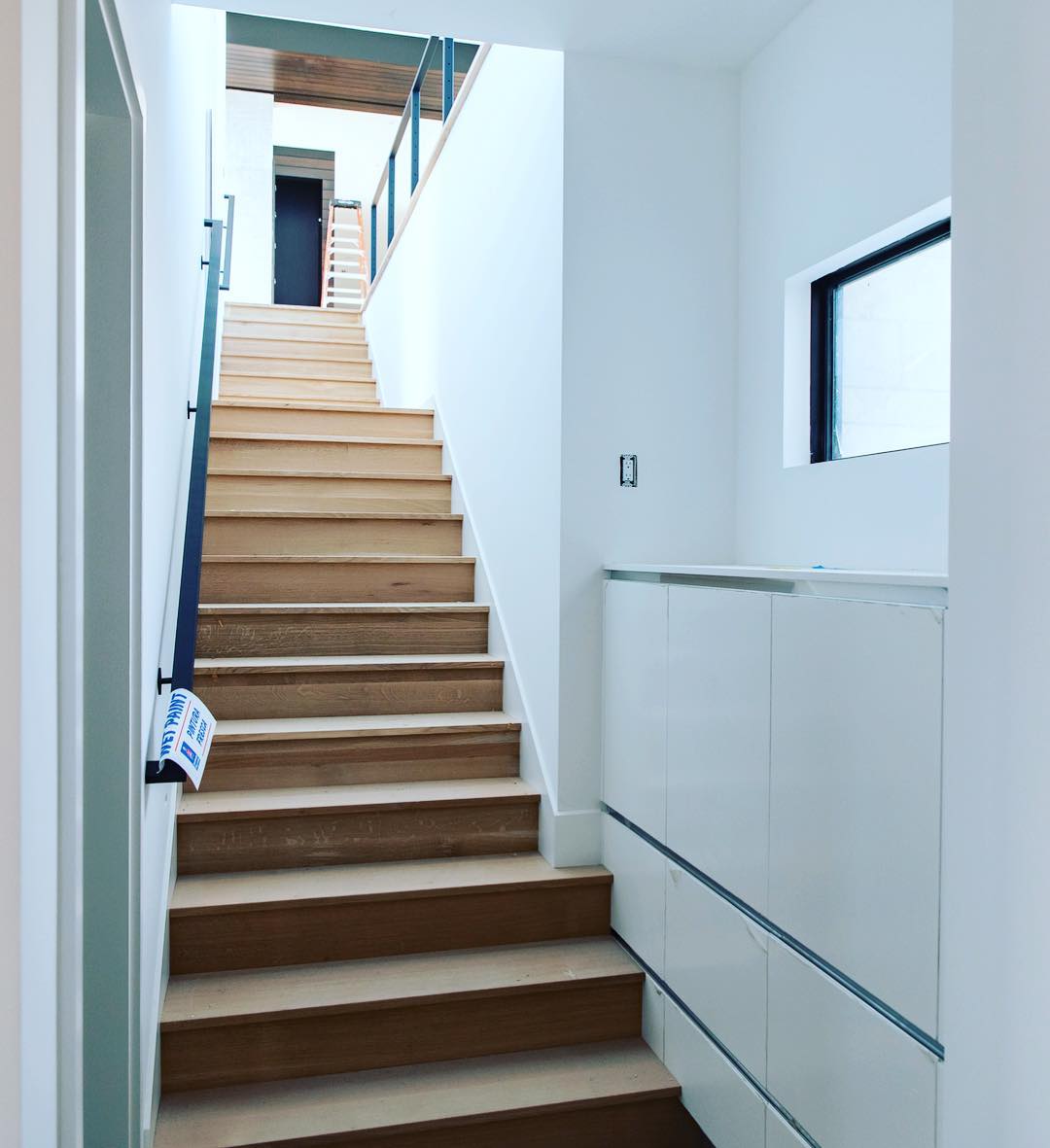 In other parts of the world they would call this basement access. In Texas it’s our clients stairway to possibilities!