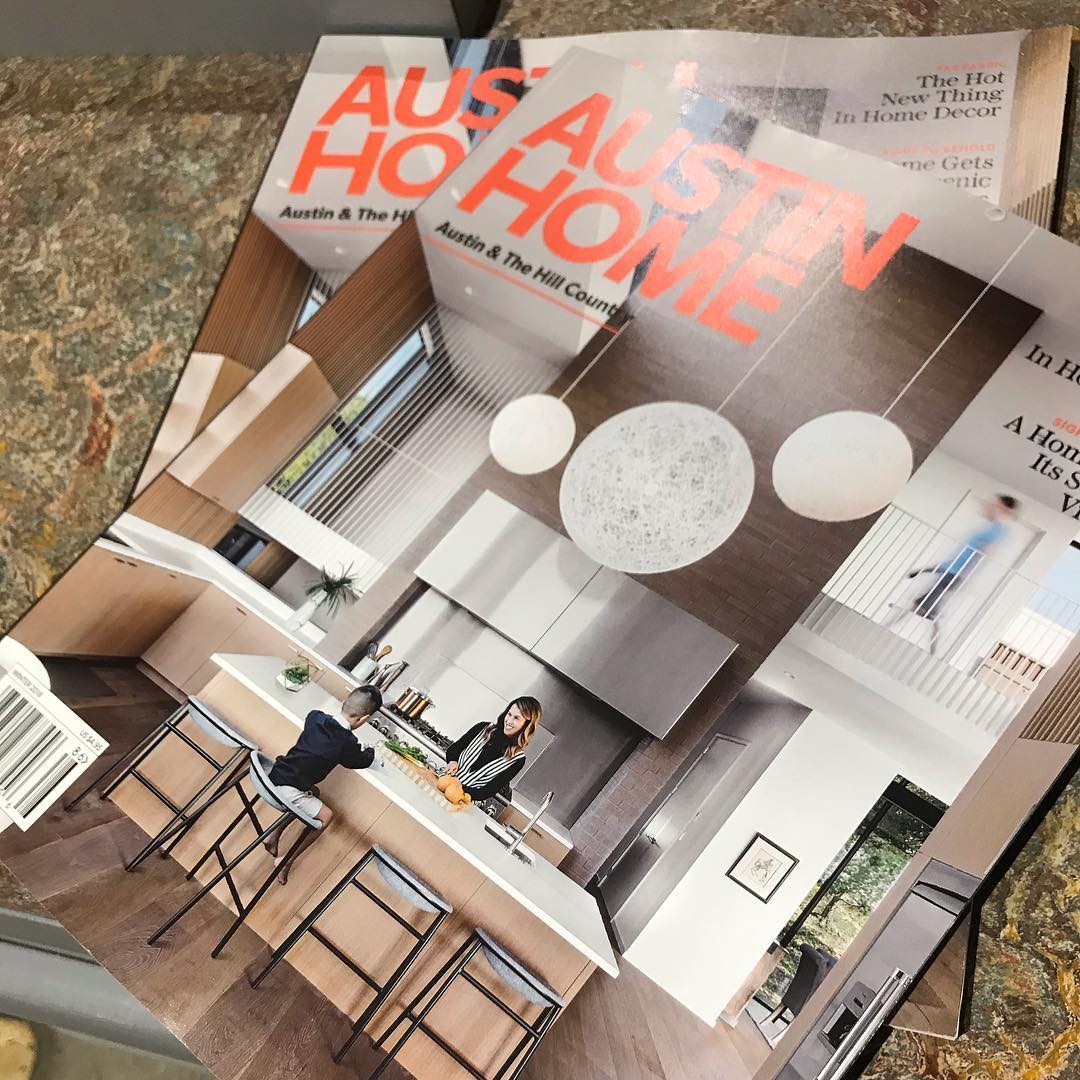 Second cover feature in 2018 for Foursquare Builders and Austin Home magazine! Grateful for our wonderful clients and creative Architects.