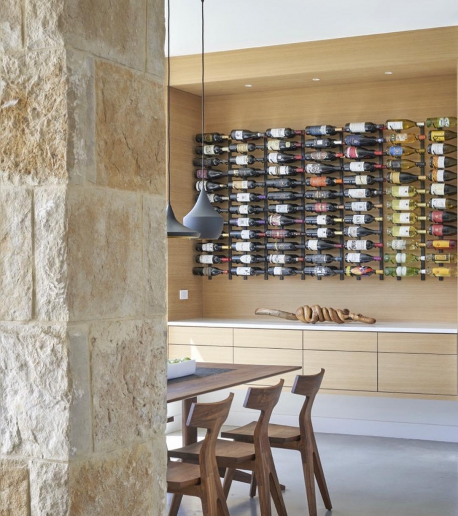 Fun wine rack solution for our Lake Travis clients. Designed by dc