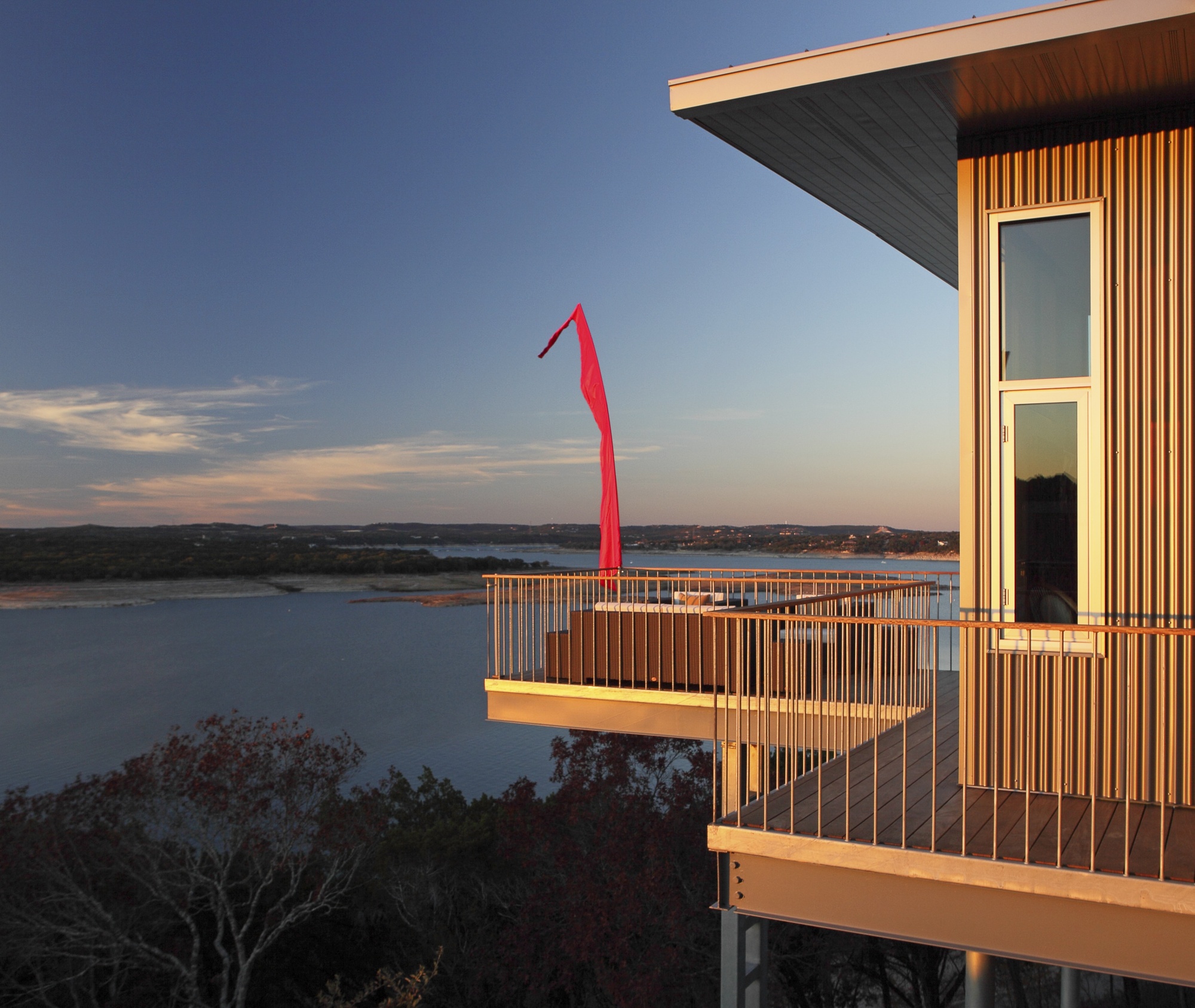 35 feet above the natural terrain provides for commanding views.