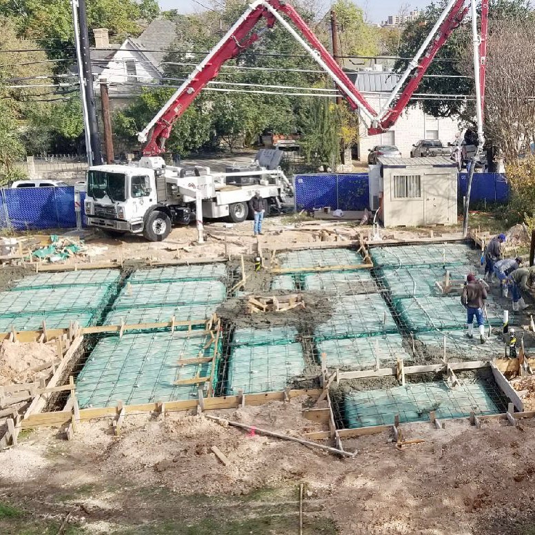 It’s always a good day when you start with a new foundation pour!! Architecture by @dc_architecture