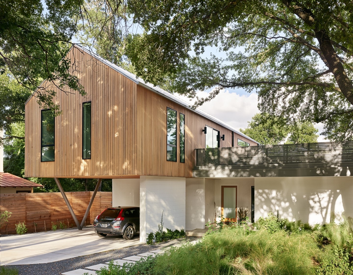 The angles make this home an architectural showstopper.
