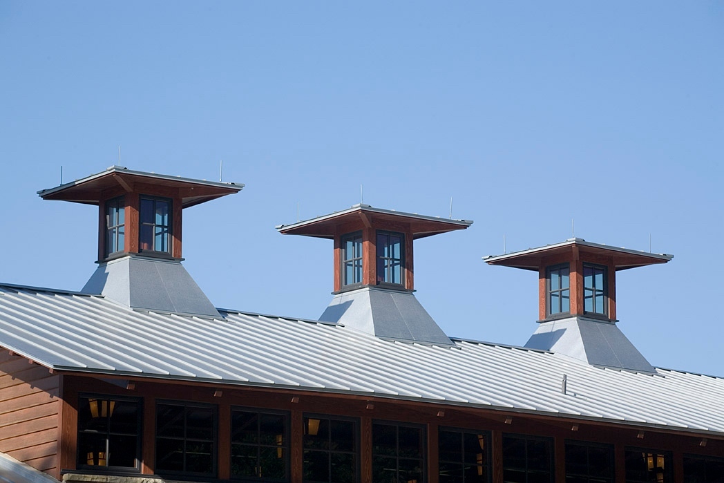 Did you know? A cupola is a relatively small, tall structure on top of a building that lets in lots of natural light.