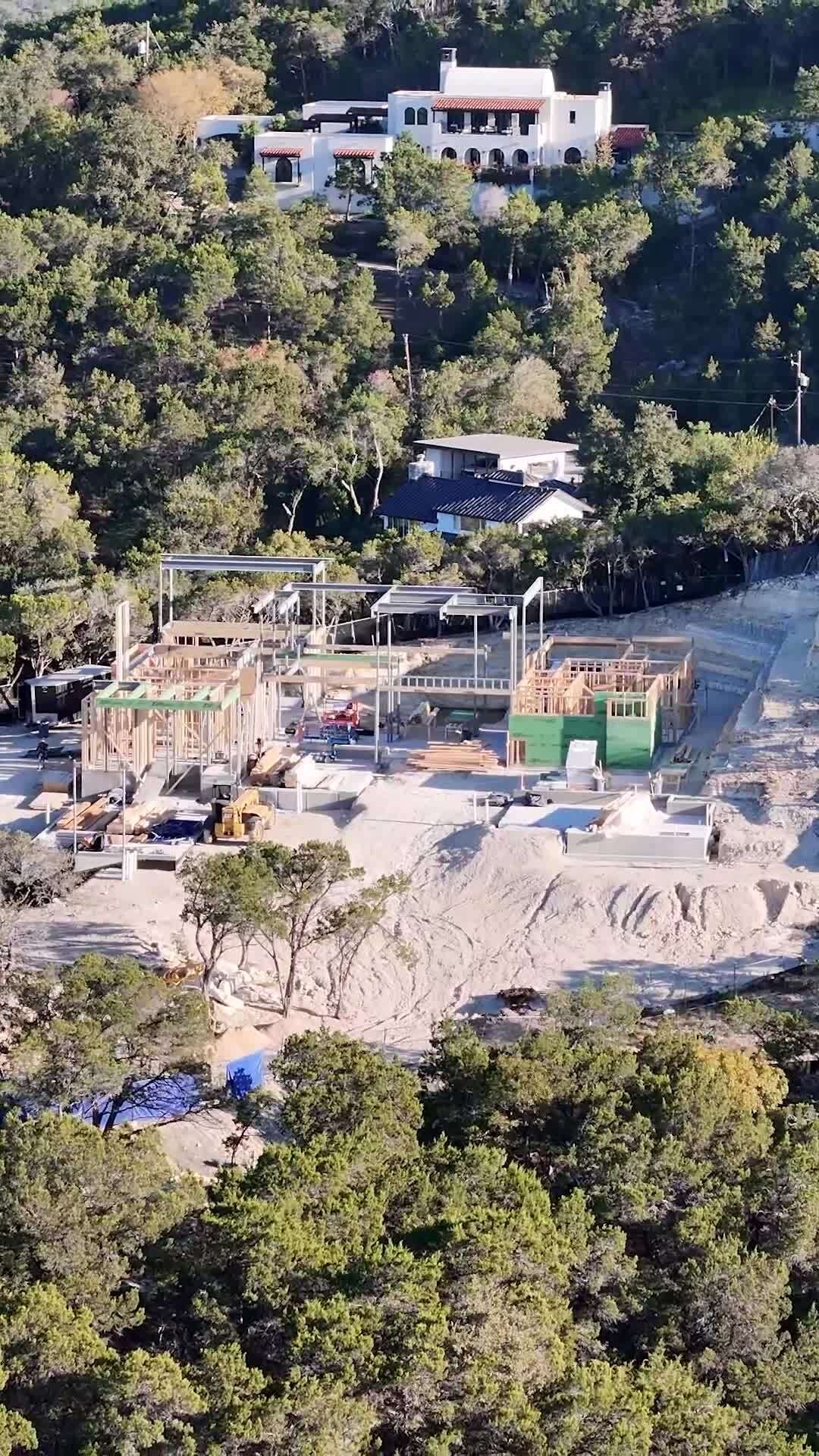 A bird's eye view of our progress at Wildcat Club! From here, you can see just how much work goes into creating a structure like this. Led by Project Manager, Kevin Emmons (@kevin.emmons.313), the site reveals how carefully each element is positioned to maximize both structural integrity and the natural beauty of the hill country setting.

Want to see it in person? Schedule a tour today! Only a few remaining lots — don’t miss your chance to be part of this amazing community.

Real Estate Agency: @morelandproperties
Real Estate Advisor: @darin.s.walker
Property: @wildcatclubatx