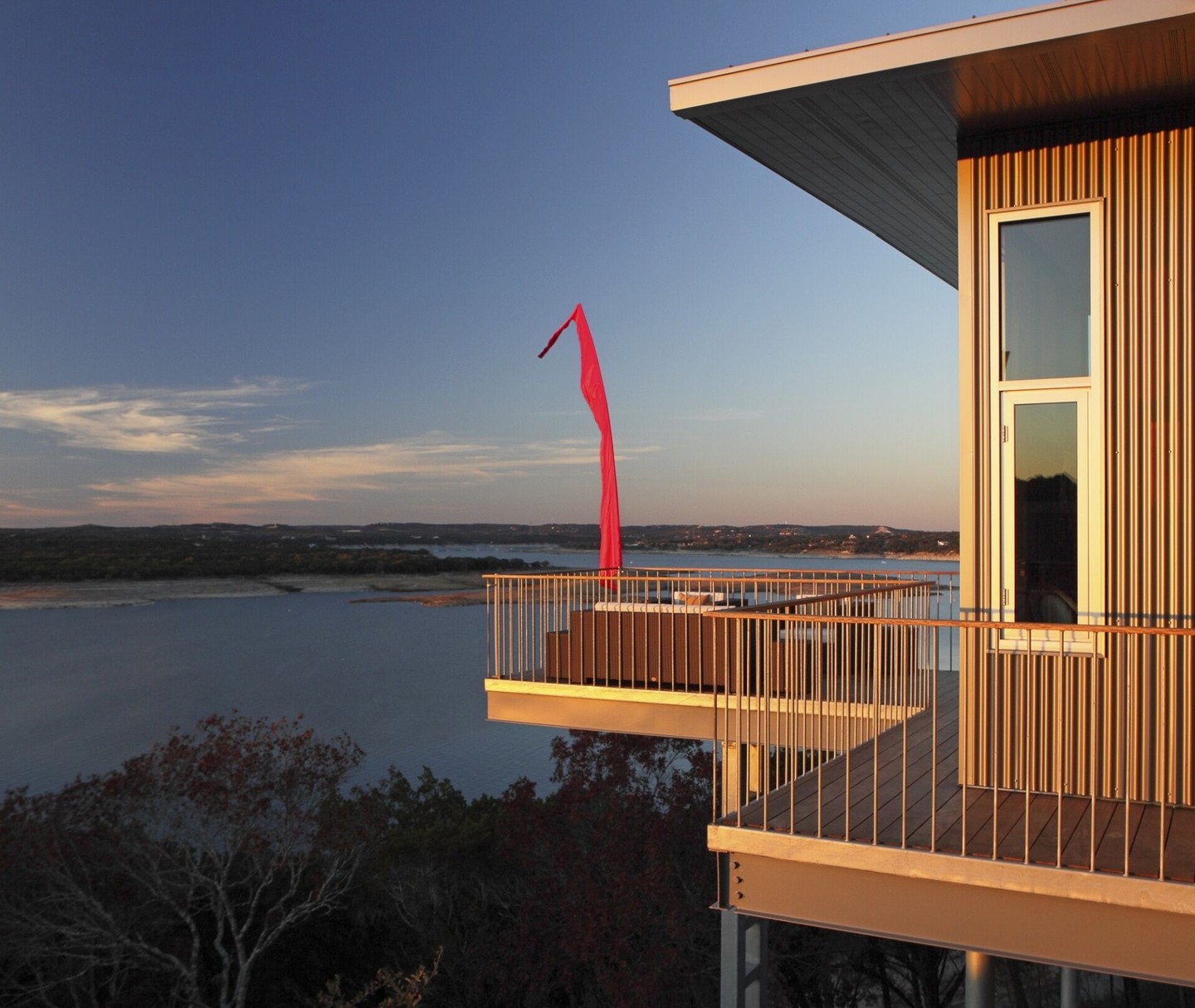 Bringing this architect's bold vision to life on Lake Travis required precision and care. The challenge: executing three distinct structures under one unified roof while minimizing our impact on the natural hillside.

Architect: @webberstudio